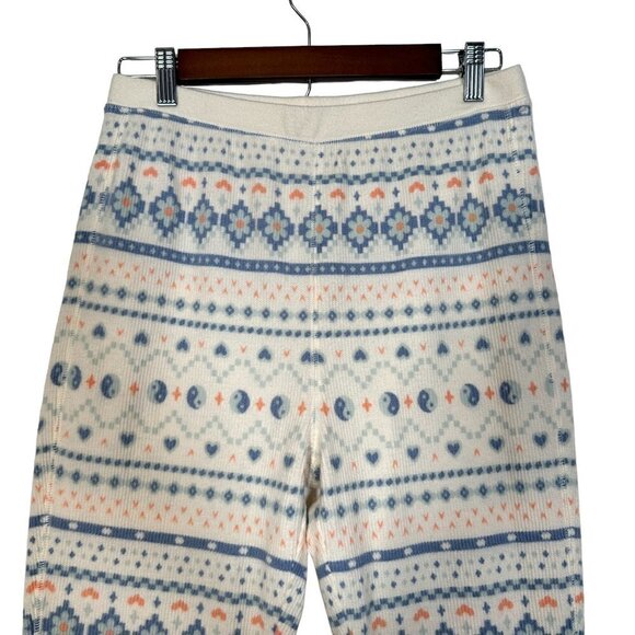 NEW BP. Thermal Knit Pajama Pants In Ivory Birch Holiday Fairisle Size S - Picture 3 of 4
